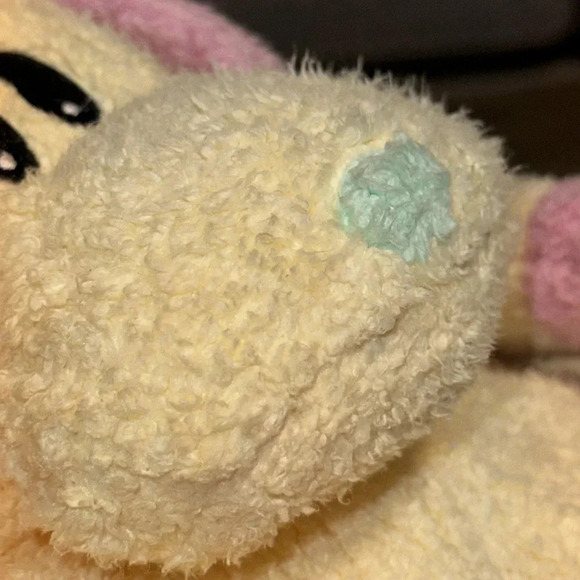 VTG RARE 1999 TY beanie baby Tylon Pillow Pals Dogbaby the Rattle Plush Animal - Picture 10 of 11